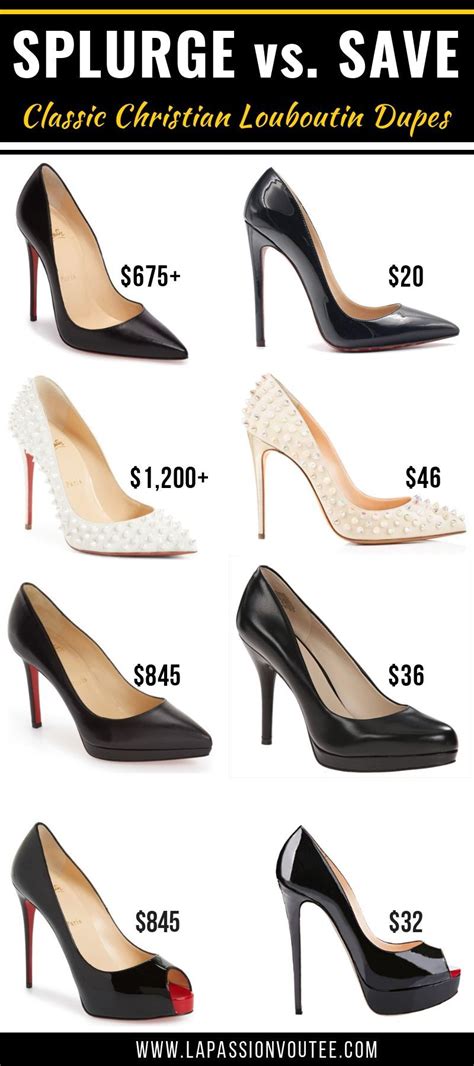 dupe christian louboutin shoes|christian louboutin look alike shoes.